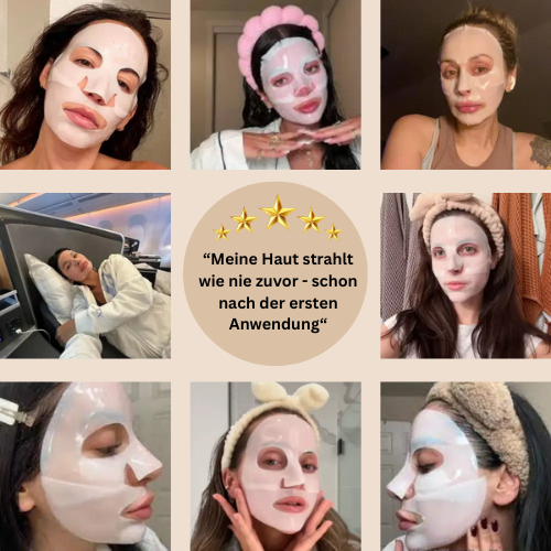 Bio - Kollagen Gesichtsmaske