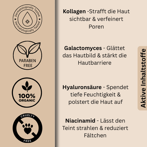 Bio - Kollagen Gesichtsmaske